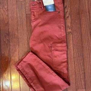 Rust Stretch Pants